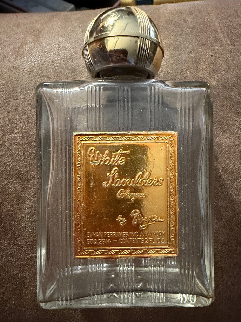Cologne — Gold Accent Bottle